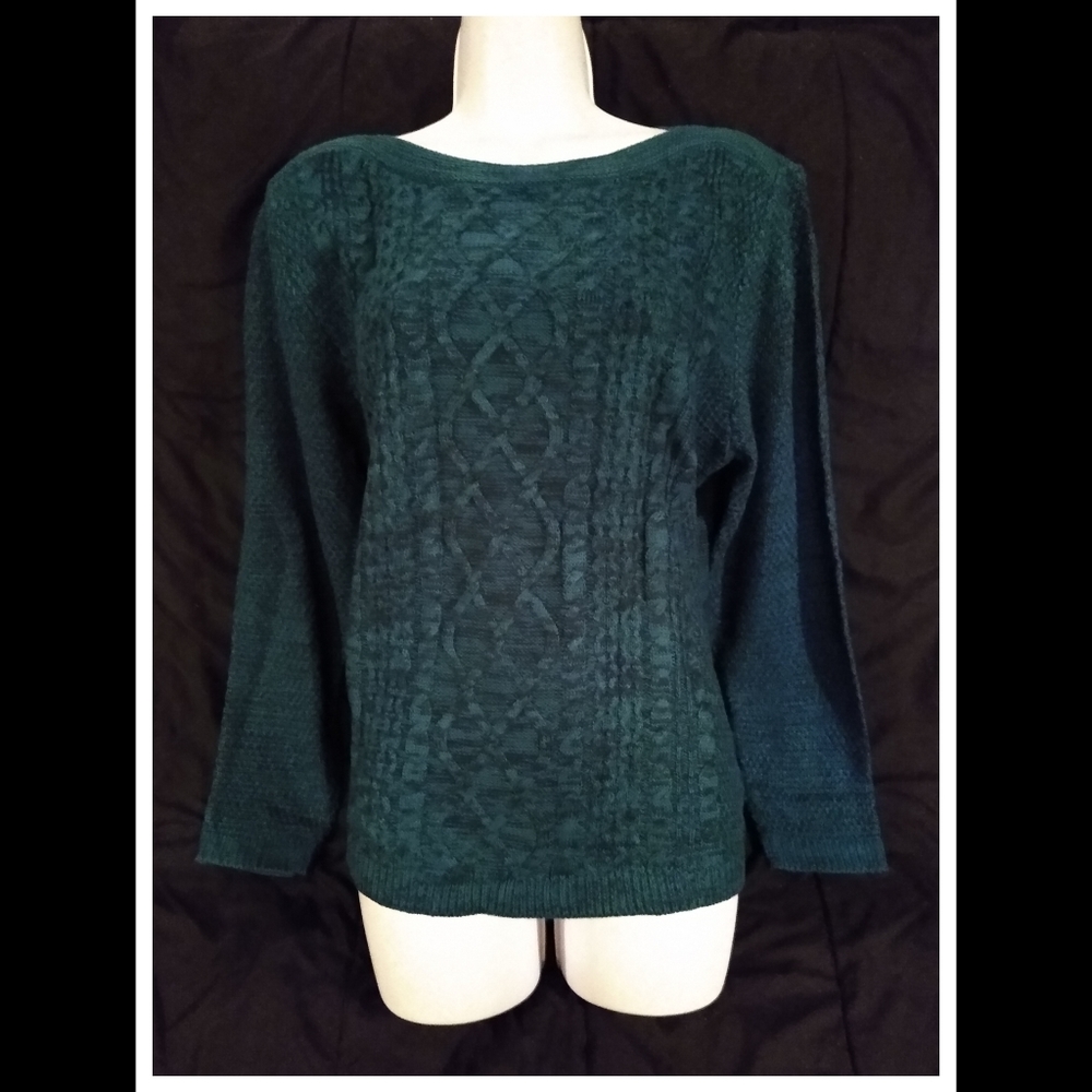 CROFT & BARROW Boat Neck Sweater